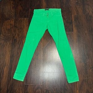 Klique B Vibrant Green Skinny Jeans size 9